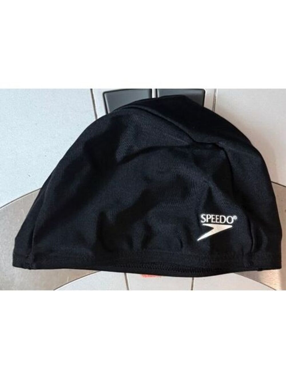 Speedo Black Swim Cap